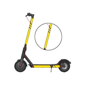Autocollant réfléchissant jaune - Accessoire pour trottinette électrique – Trot Access